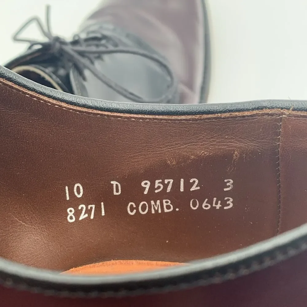 Allen Edmonds McAllister Wingtip Oxford Shoes | Two-Tone Brown & Black Men’s 10D